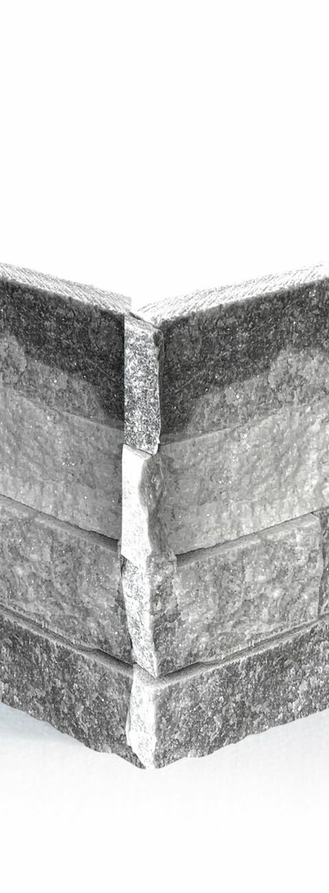 Wallstone Q 016 - Quartzite White & Grey lepený Wallstone Q 016 - Quartzite White & Grey lepený